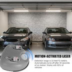 Car Parking Guide Assist Laser Sensor, 360 Degree Adjustable Dual Laser Assist Stop Light Distance Vehicle Parking Aid, Motion Activated Auto Stop Indicator Assistance, Universal Fit