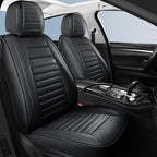 Car Seat Covers Full Set, Waterproof Faux Leather Automotive Seat Covers for Cars, Breathable Universal Car Seat Covers Prote