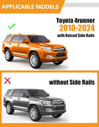 KINGGERI 330lbs All Aluminum Roof Rack Cross Bars Compatible with Toyota 4Runner 2010-2024 (with Raised Side Rails), Lockable Heavy Duty Anti-Theft roof Rack Crossbar Luggage Rack Kayak Accessories