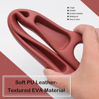 Car Seat Gap Filler, Auto Seat Gap Organizer Dual Storage Slot with Phone Holder, Universal Car Seat Catcher Accessories Plug Strip Fit Car SUV Truck, Fill the Space in Between Seat and Console, Red
