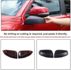 Aunginsy Door Rear View Mirror Cover Cap Compatible with 2016-2023 Toyota Tacoma TRD Off Road, TRD Pro, TRD Sport, Limited & Trail Special Edition Molding Trim Exterior Accessories (With Turn Signal)