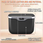 HOLDCY Car Trash Can, Waterproof Multi‑Functional Auto Trash Bin for Door/Console/Seat Back, Universal Vehicle Garbage Can for Car/Truck/SUV Drivers (Black)