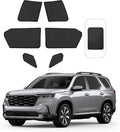 Front Side Half Window Shade Foldable Custom Fit for Hon-da Pilot SUV 2025 2026 Car Window Shades for Side Window Sun Shade UV Protection Heat Insulation for Camping Sleeping 6PCS