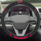 FANMATS NCAA Unisex-Adult Embroidered Steering Wheel Cover