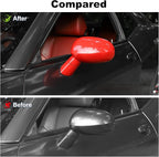 Voodonala for Challenger Rearview Mirror Cover Side Mirror Trim Shell Cover Decoration Trim for 2009-2024+Dodge Challenger Exterior Accessories ASB Red, 11pcs