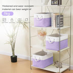 Large Storage Baskets- 15x11x10 inch Storage Bins for Shelves and Closet Organizing, Foldable Fabric Bin for Home Organizatio