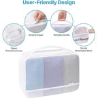 Cambond Mesh Packing Cubes for Travel Women - Lightweight Travel Bags Luggage Packing Organizer Travel Cubes for Suitcase wit