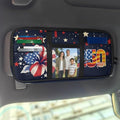 250th Anniv. Zippered Car Sun Visor Organizer - Auto Accessories Document Holder with Card Holder Auto Storage Pouch with Straps and Pockets Easy Installation Universal Fit for Most Cars Suv