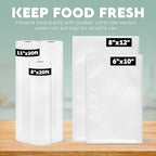 Avid Armor Vacuum Sealer Bags & Rolls – Heavy Duty, BPA-Free, Pre-Cut & Custom-Sized for Food Storage, Meal Prep & Sous Vide 