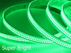 Outdoor Green 12V LED Strip Lights 16.4ft, Double Row Super Bright 2400 LEDs Waterproof IP67, Dimmable Flexible Tape Lights for Outdoor, Truck, RV, and Boat Lighting