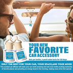 C Classy Car Air Freshener Hanging 2 Pack, Cabana Hotel Scent Essential Oil Diffuser for Cars, Long-Lasting Fragrance,Cute Ca