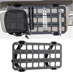 Vehicle Rigid MOLLE Panel, Tactical Gear Car Sun Visor Organizer, EDC Pouch Tool Holster, Storage Holder Visor for Truck Equipment Mount Plate Modular Storage Shelf (Visor Panel)