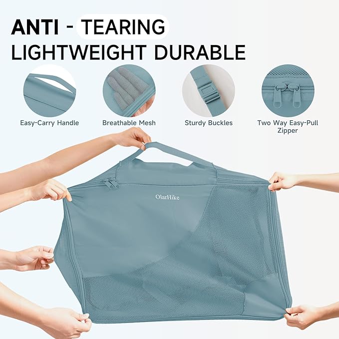 11 Set Packing Cubes for Travel, Gifts for Women Mom Kids, TSA Approved Bags for Makeup, Cosmetic, Toiletry, Suitcase Organiz