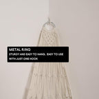 Amdermi Stuffed Animal Storage Organizers Toy Hammock Corner Hanging Net Stuffy Animal Hammock Macrame Toy Display Plush Toy 