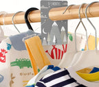 Canopy Street Gender Neutral Closet Clothing Dividers/Trendy Mountain Closet Organizer for Boy Or Girl Newborn to 4T Clothes 