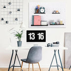 Lineshading 4 Pcs Pegboard Shelves, 7X 3'', 10 x 4'', 12 x 5 Inch, 14 x 6 Inch Metal Shelf Brackets Pegboard Tray Accessories