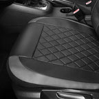 AUTOFAN Premium Universal Pu Leather Car Seat Covers - Front Seats, Airbag Safe, Water-Resistant Durable Vinyl, Fits 95% of C