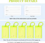 100 Pack Luggage Tags for Suitcases, Airplane Travel Essentials for Flying, International Travel Must Haves, and Luggage Acce