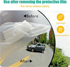 12" Convex Traffic Mirror for Outdoor & Indoor Use – Wide Angle 180° Curved Safety Mirror with Adjustable Mounting Bracket, Ideal for Driveway, Garage, Parking Lot, Warehouse & Blind Spot Monitoring