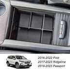 PIMCAR Compatible with Honda Pilot 2016-2022/Honda Ridgeline 2017-2023/Honda Passport 2019-2023 Center Console Organizer