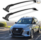 Heavy Duty Aluminum Alloy Cross Bars for Nissan Kicks 2016-2024 | Easy Installation | Warranty 2 Years | Compatible with Roof Boxes, Bags, Kayak, Bicycle Rooftop Accessories