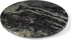 Koville 16'' Black Marble Lazy Susan Marble Turntable for Kitchen Dinning, Lazy Susans Organizer for Cabinet, Serving Rotatio