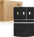 3W Cargo Liner & Seat Back Mats for 2021-2026 Chevrolet Chevy Suburban/GMC Yukon XL (Only Yukon XL, Not Fit Yukon)/Cadillac Escalade ESV (Only Escalade ESV, Not Fit Escalade)