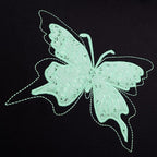 Flying Banner Butterfly car seat Covers ful Set Fashion Universal Lady Woman Female Rear Bench Split Colorized (Mint Green, F