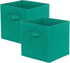 ShellKingdom Storage Bins, Foldable Fabric Storage Cubes And Cloth Storage Organizer Drawer For Closet And Toys, 2 Pack (Fore