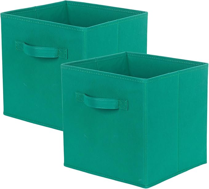 ShellKingdom Storage Bins, Foldable Fabric Storage Cubes And Cloth Storage Organizer Drawer For Closet And Toys, 2 Pack (Fore