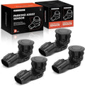 A-Premium 4-PC Reverse Backup Parking Assist Sensor Compatible with Select Toyota Models - RAV4 2014-2018, Tacoma 2015-2022, 