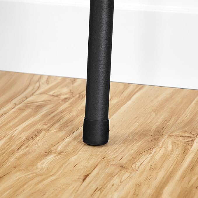 HOOBRO Blanket Ladder, 5-Tier Towel Rack with Hooks, Wall-Leaning Blanket Rack, Decorative Display Ladder Shelf, Scarves, Ind