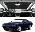 Custom Fit Windshield Sun Shade for Dodge Challenger 2008-2023, Blocks UV & Heat, Front Window Sunshade Accessories, Easy Fold & Store Keep Your Car Cooler