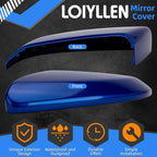 Driver Side Mirror Cover Replacement for Honda Civic 2016-2021, Insight 2019-2021 - Left Side Mirror Covers, Rear View Mirror Cap Dazzling Blue