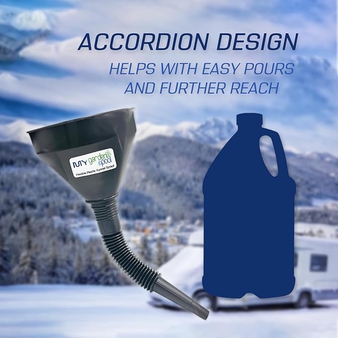 Rain-X 2-in-1 All Season Washer Fluid Two Pack, 2 x 1 Gallon - Ultimate Visibility, Protection Plastic Funnel Spout for Easy 