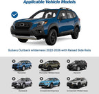 JOYTUTUS Lockable Roof Rack Cross Bars Compatible with Subaru Outback Wilderness