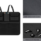 Trunk Organizer for Car, Large Capacity Car Organizers and Storage with 9 Pockets, Waterproof Backseat Hanging Organizer for SU
