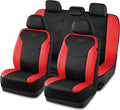 Skechers Memory Foam Seat Covers,Leather Car Seat Covers, Ultimate Comfort & Support Seat CoversFull Sets,Airbag Compatible, 