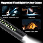 Upgraded 2026 Safe Hammer Glass Breaker Flashlight Car Parking Card, Car Hammer Seatbelt Cutter Window Breaker Emergency Esca