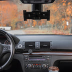 Kichvoe Rear View Mirror Dash Cam Mount Bracket Aluminum Alloy 6.10X2.63X0.39In Rearview Mirror Holder Panel for Car on-Dash Camera Installation