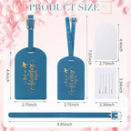 Amylove Bulk Luggage Tags Wedding Favors Adventure Begins Luggage Tags for Guests Travel Tag for Suitcase Bridal Gift 24 Pack