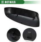 Motoforti Left Driver Side Rearview Mirror Cover, Mirror Cap, for Chevrolet Silverado Tahoe Avalanche for GMC Sierra Yukon, No.25788154, Gloss Black