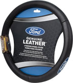 Plasticolor 006743R01 Ford Genuine Leather Steering Wheel Cover