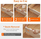 Lifewit 9 Pack 5" High Drawer Dividers 34-56cm/13.5-22" Adjustable Drawer Organizer for Clothes/Utensils, Expandable Drawer S