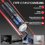 Chuboor 13000PA Powerful Car Vacuum Cleaner High Power Cordless Rechargeable, Handheld Vacuum, Portable Mini Vacuum with LED 