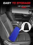 2-Pack 550g Waterproof Car Seat Cover Towel - Universal Anti-Slip Sweat Protection for Front Bucket Seats - Machine Washable 