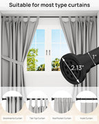 ALLZONE Heavy Duty Tension Shower Curtain Rod 42-83 Inches for Bathroom, Window, Non-Slip, Adjustable with Strong Spring Pole