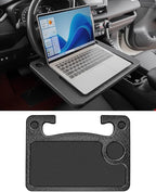 2 in 1 Automotive Car Steering Wheel Tray for Ford F150 F250 F350 Transit Ranger Bronco Explorer Fusion Mustang Truck Accessories 2004-2025,for Laptop, Tablet, iPad Or Notebook Car Travel Table