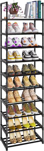 OYREL Shoe Rack, Sturdy Metal Shoe Rack Organizer,Narrow Shoe Racks for Closets,Shoes Rack,Shoe Stand,Shoe Shelf