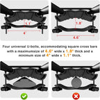 WILDROAD Car Roof Cargo Carrier Combo of Upgraded 84"x 39"x 4" Roof Rack Cargo Basket with 21 Cubic ft Cargo Carrier Bag, Super Duty Bungee Cargo Net and Ratchet Straps Fits for SUV Truck Cars
